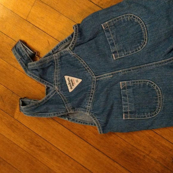 Size 18 months baby girls Oshkosh blue overalls - Picture 4 of 14